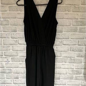 Womens V front and back jumpsuit